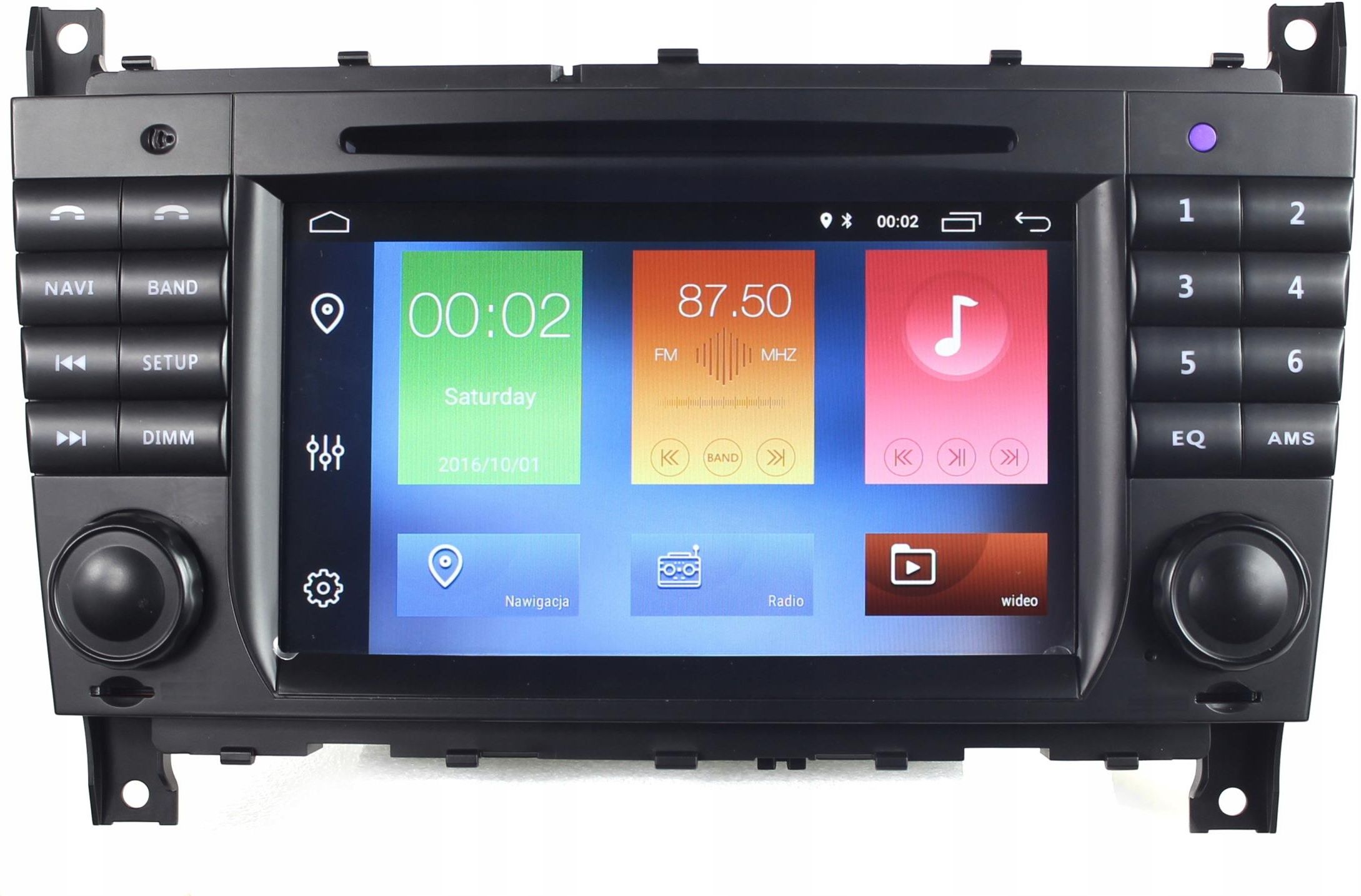 Radioodtwarzacz samochodowy Smart-Auto Radio Nawigacja Mercedes Benz ...