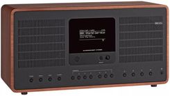 Revo SuperConnect Stereo Radio Internetowe DAB+ FM Bluetooth aptX Spotify Connect - obudowa orzech / front czarny