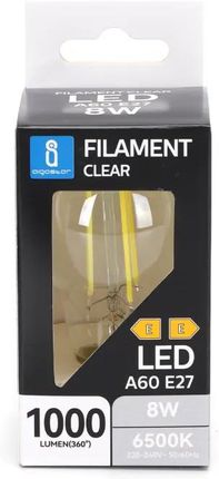 Aigostar Żarówka Led Filament Przezroczysta A60 E27 8W (B10106AM1)