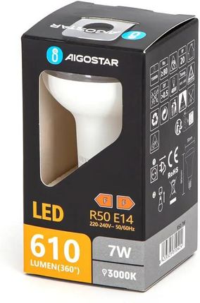 Aigostar Led R50 E14 7W 3000K (B10105LG3)