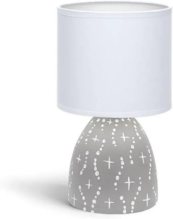 Aigostar Ceramiczna Lampa Stołowa Bez Źródła Światła E14 (B10311PUC)