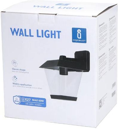 Aigostar Lampa Ścienna W Stylu Vintage Czarna Bez Źródła Światła E27 (B10304UVE) - zdjęcie 3