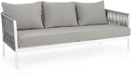 Homms Sofa Florencia Aluminium Biała Biały Poliester (662796)