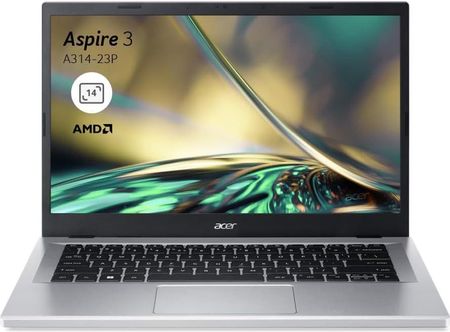 Laptop Acer Aspire 3 A314 14" FHD IPS AMD Ryzen 5 7520U 8/512GB SSD W11