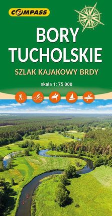 Mapa - Bory Tucholskie 1:75 000