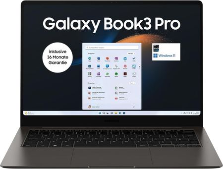 Laptop Samsung Galaxy Book3 Pro i7-1360P 16GB 512GB SSD 14" AMOLED Grafit