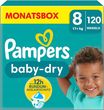 Pieluchy Pampers baby- dry 8 17+kg 120szt.