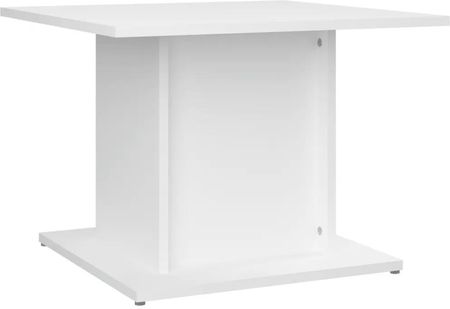 Zakito Stolik Kawowy Biały 55,5X55,5X40Cm Płyta Wiórowa
