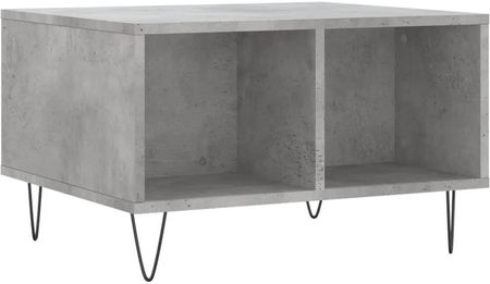Zakito Stolik Kawowy Drewnopochodny 60X50X36,5 Cm Szarość Betonu