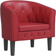 Zakito Fotel Klubowy Ozdobne Guziki 70X56X68 Cm Winna Czerwień