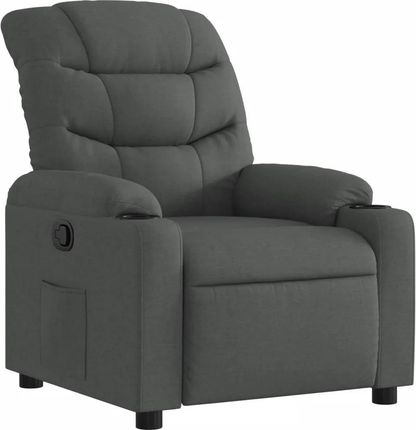Zakito Fotel Odchylany Comfort Plus Ciemnoszary 75,5X93X99,5Cm