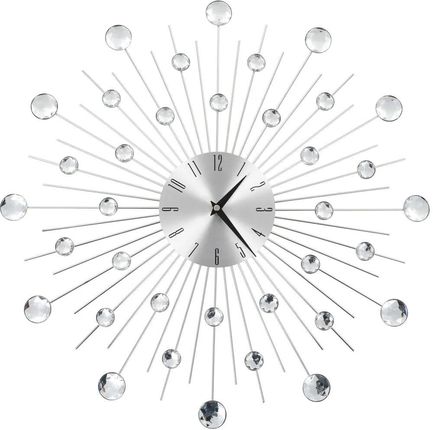 Zakito Europe Zegar Ścienny Aluminiowy 50Cm Srebrny (Ze50642)