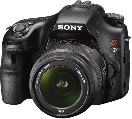 【W2284】 SONY α57 SLT-A57 / 18-55 3.5-5.6 Lustrzanka Sony Alpha SLT-A57 + 18-55 mm - Ceny i opinie na Ceneo.pl