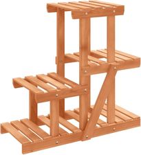 Zakito Europe Stojak Na Kwiaty Drewniany Jodłowy 58X25X51cm Naturalny Ze362870