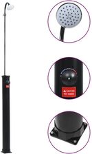 Zakito Europe Prysznic Ogrodowy Solar 8L Czarny 215cm Ze92295