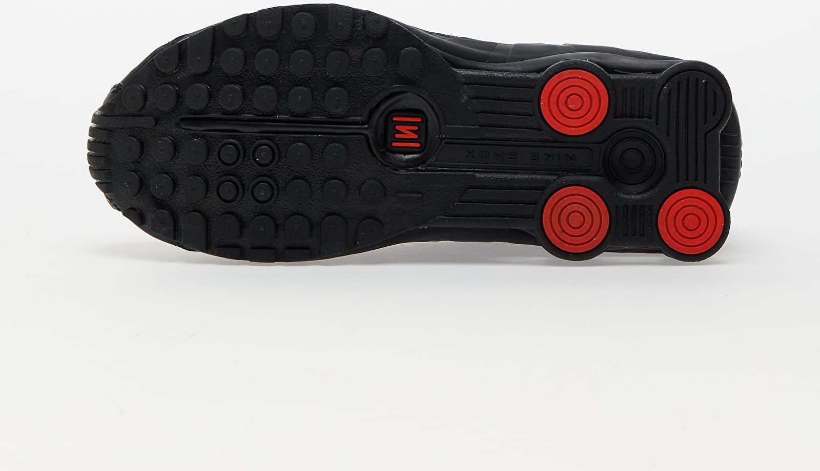 NIKE SHOX R4 BLACK 箱無し Buty męskie Nike Shox R4 Black/ Black-Black-Bright Crimson (HQ1988