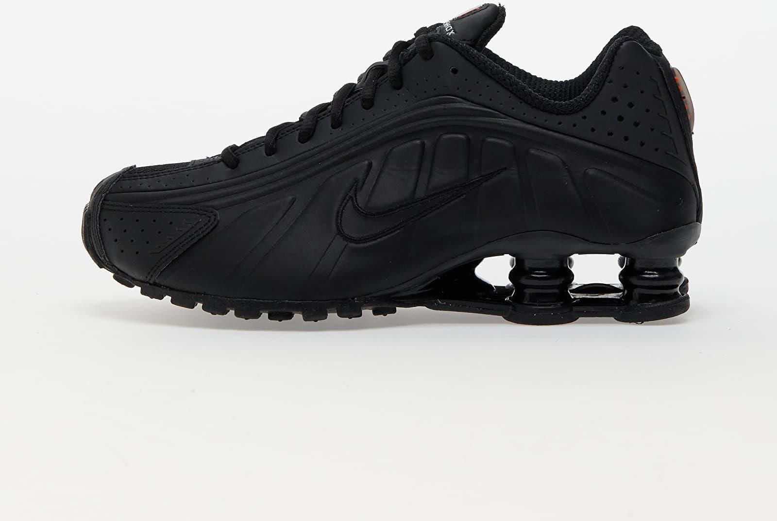Nike Shox R4 Black/ Black-Black-Max Orange - Ceny i opinie