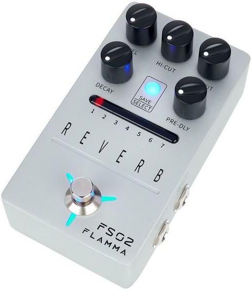 FLAMMA FS02 リバーブエフェクター Flamma FS02 - 7つのリバーブタイプを搭載、多機能かつ