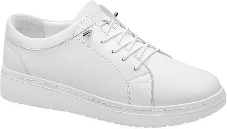 Komfortowe Półbuty LORETTA VITALE 5277 White Białe Trampki Sneakersy