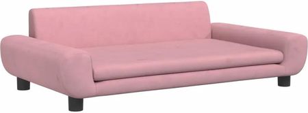 Zakito Home Dziecięca Sofa Różowa 100X54X33Cm Miękka I Solidna