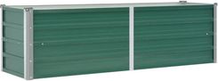 Zakito Home Metalowa Donica Ogrodowa 160X40X45cm Zielona Zh44851