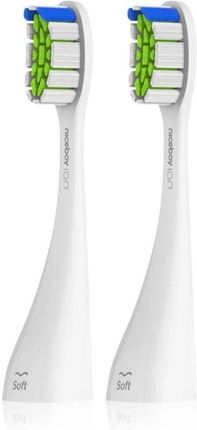 Szczoteczka elektryczna Niceboy ION Sonic PRO UV Toothbrush Głowica Wymienna Soft White 2szt.