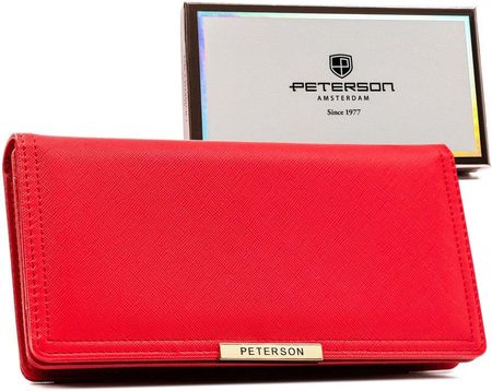 Duży portfel damski ze skóry ekologicznej Peterson