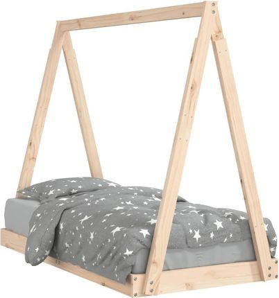 Zakito Europe Rama Łóżka Dziecięcego Tipi Z Litego Drewna Sosnowego 149X74X121,5 Cm Naturalny