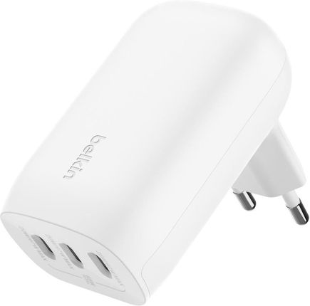 Belkin Ładowarka kątowa 3 porty USB-C PPS 67 W (WCC002VFWH)