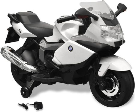 Zakito Europe Elektryczny Motocykl Dla Dzieci 6V Biały 106,8X50X65,7Cm
