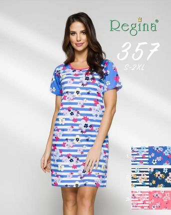 Koszula Regina 357 S (36) niebieski