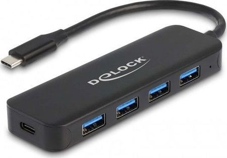 Delock Stacja/replikator USB-C Hub 4P USB 3.2 Gen 1+ PD - (64170)