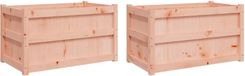 Zakito Home Drewniane Donice Daglezjowe 90X50X50cm 2 Szt. Zh837466
