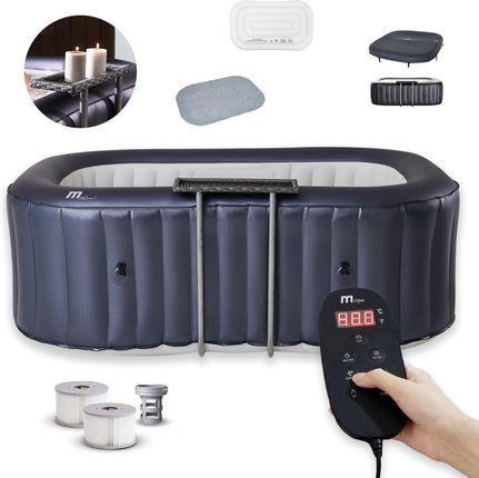 Jacuzzi Z Hydromasażem Dmuchane Nest Mspa 2 Osoby Spa Bąbelki