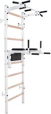 Zdjęcie Drabinka gimnastyczna + metalowy drążek + poręcze z podparciem biały BenchK - Wołomin