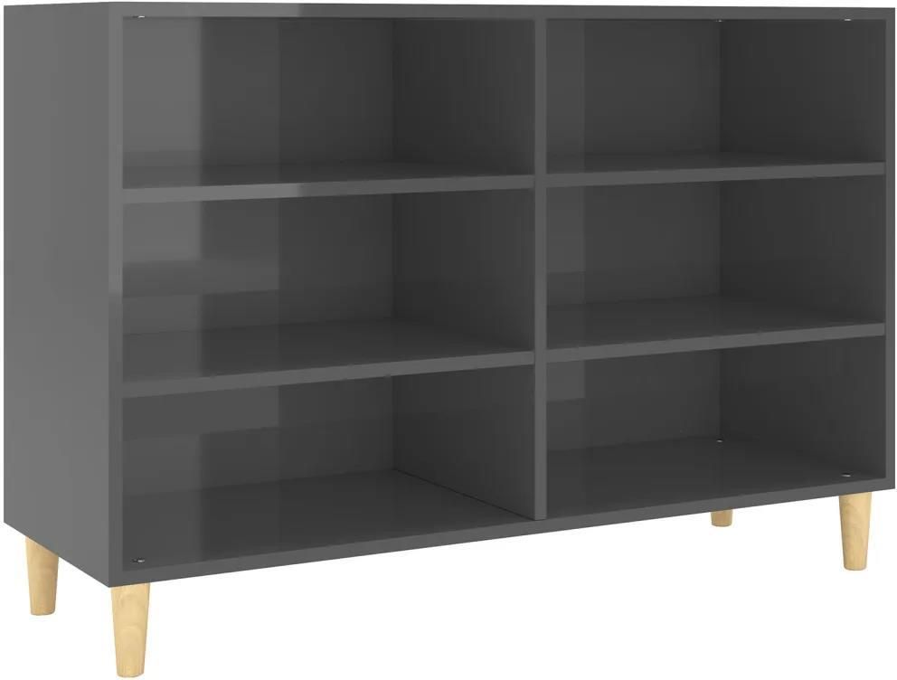 VidaXL Credenza Bianco Lucido 60x26x60 cm in Legno Multistrato | Leroy
