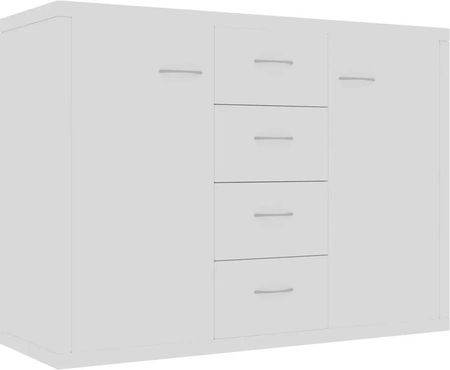 Zakito Europe Komoda Biała 4Szt/2Dr 88X30X65Cm