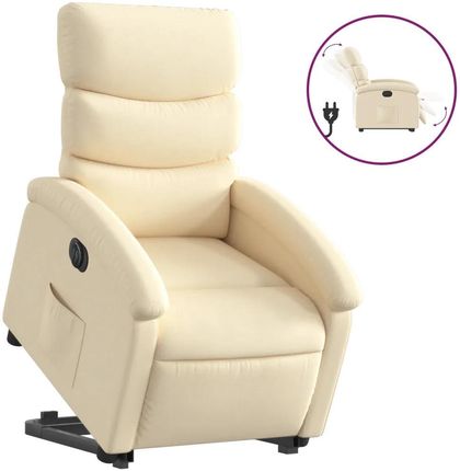 Zakito Europe Fotel Podnoszący Kremowy 70X92X99,5Cm