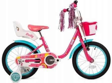 Kimet Rower Dolly Dziecięcy Koło 16" Różowy