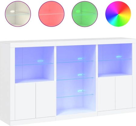 Zakito Europe Komoda Led Rgb Biała 181,5X37X100 Cm