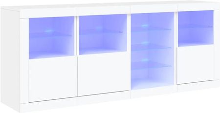 Zakito Europe Komoda Led Biała 164X37X67Cm