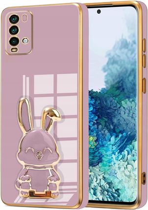 Itel Etui Do Xiaomi Redmi 9T Poco M3 Glamour Królik Uchwyt Silikon 6D Szkło