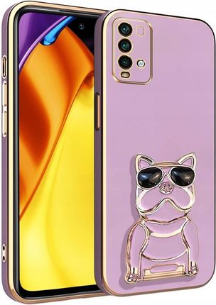 Itel Etui Do Xiaomi Redmi 9T Poco M3 Glamour Dog Uchwyt Silikon Case Szkło