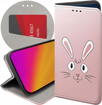 Hello Case Etui Z Klapką Do Realme C67 4G Królik Zając Bunny Futerał Pokrowiec