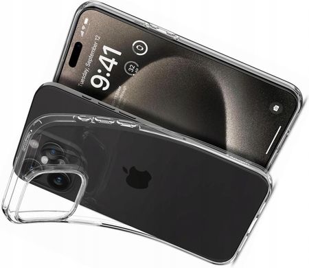 Izigsm Etui Spigen Liquid Crystal Przeźroczyste Do Iphone 15 Pro Max Nakładka