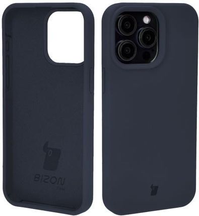 Bizon Etui Silikonowe Soft Case Do Iphone 15 Pro Max, Ciemnoniebieskie