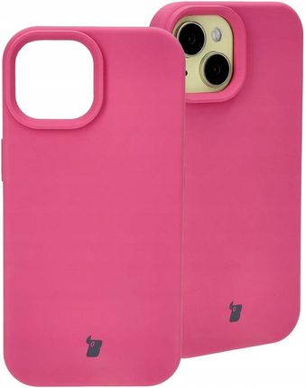 Bizon Etui Silikonowe Soft Case Do Iphone 15, Fuksja