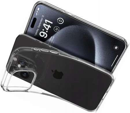 Izigsm Etui Spigen Liquid Crystal Przeźroczyste Do Iphone 15 Pro Nakładka