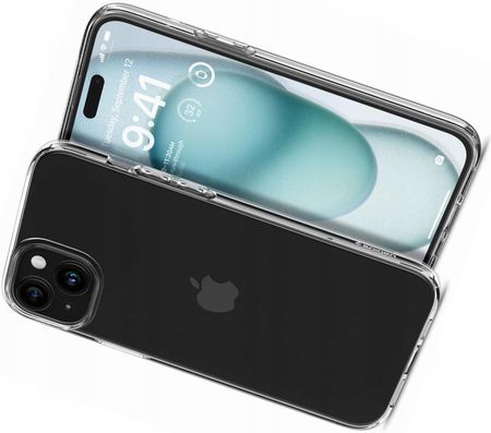 Izigsm Etui Spigen Liquid Crystal Przeźroczyste Do Iphone 15 Nakładka