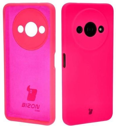 Bizon Etui Silikonowe Soft Case Do Xiaomi Redmi A3 4G, Neonowo-Różowe